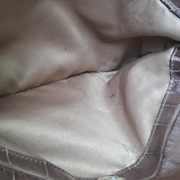 Coach Crocodile Embossed Chelsea Satchel /Crossbody Great Condition - Picture 11 of 14